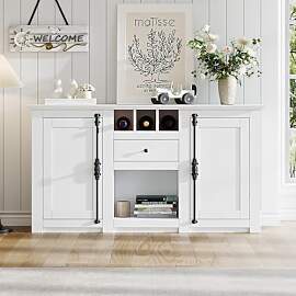 Merax Sideboard Küchenschrank, Moderne Kommode