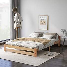 Merax Solide Massivholzbett Futonbett Massivholz