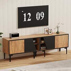Merax TV-Schrank 160cm, Landhausstil Lowboard mit