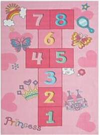 Merinos Teppich Happy Kids pink B/L: ca. 160x220 cm