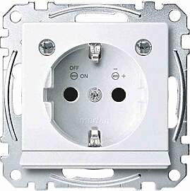 Merten MEG2304-0419 SCHUKO-Steckdose m. Lichtausl. 