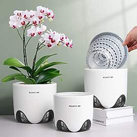 Meshpot Orchideentöpfe mit Löchern zum Umtopfen