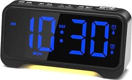 Mesqool Digitaler Wecker Nachttisch, Wecker Extra