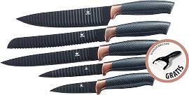 Messer-Set KING "Carbon Design", schwarz 