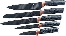 Messer-Set KING "Carbon Design", schwarz 