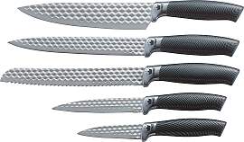 Messer-Set KING "CARBON DIAMOND", silber 