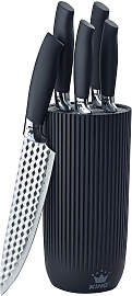 Messer-Set KING "CONIC", grau