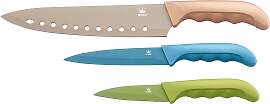 Messer-Set KING "Metallic", bunt,
