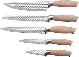 Messer-Set KING "NATURELLE", braun