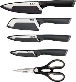 Messer-Set TEFAL "Comfort", schwarz,