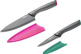 Messer-Set TEFAL "Fresh Kitchen", grau,