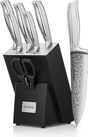 Messerblock mit Messerset, FOHERE 7-teilig