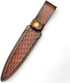 Messerscheide,Leder Messerholster,Gürtelschnalle