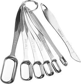 Messlöffel, 7 Stück Messlöffel Set, Measuring