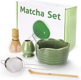 MestectPET 5 Stück Matcha Set mit Matcha Besen,
