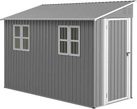 Metall Geräteschuppen, Gartenhaus Metall mit