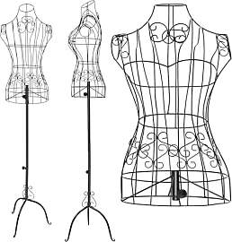 Metall Schneiderpuppe Weiblich, 140-160cm