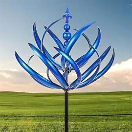 Metall Windrad für Garten, Windrad Garten Lotus