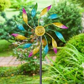 Metall Windrad Garten, Leichter Aufbau
