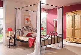 Metallbett HOME AFFAIRE, schwarz, L:210cm, Betten