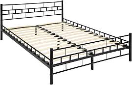 Metallbett mit Lattenrost im modernen Design - 200 