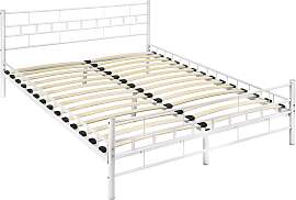 Metallbett mit Lattenrost im modernen Design - 200 
