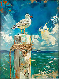 Metallbild GILDE "Bild rechteckig Coast