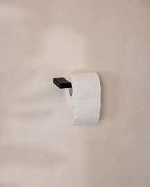 Metallbude Toilettenpapierhalter TUALI - Schwarz - 