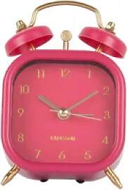 Metallischer Wecker Karlsson Glam Square