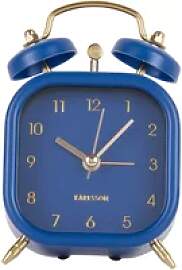 Metallischer Wecker Karlsson Glam Square