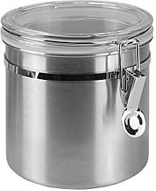 Metaltex 185311010 Vorratsdose 1,0L Inox, Silber