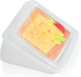 Metaltex Schutzhülle für Käse, 12 x 12 x 5 cm