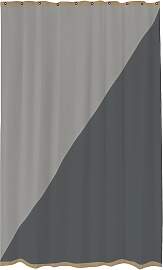 Mette Ditmer Duet Duschvorhang 150 x 200 cm Grau