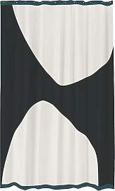 Mette Ditmer Rock Duschvorhang 150 x 200cm Black