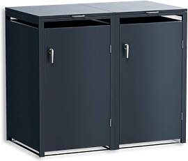 Metzler Mülltonnenbox 2er 240L aus massivem und