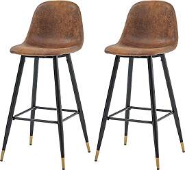 MEUBLE COSY Barhocker 2er Set Barstuhl Vintage mit 