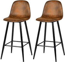 MEUBLE Cosy Barhocker 2er Set Barstuhl Vintage mit 