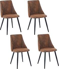 MEUBLE COSY Esszimmerstühle 4er Set