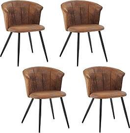 MEUBLE COSY Esszimmerstühle 4er Set Küchenstuhl