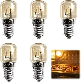 Mewneap 5x Kühlschranklampe 15W E14, Kühlschrank 