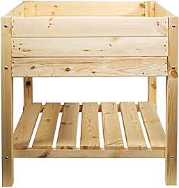 mgc24 Hochbeet Massiv XL - Kiefernholz Natur