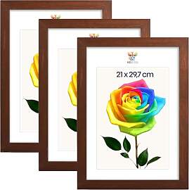 MG Design 3er Set Bilderrahmen A4 21 x 29,7 cm