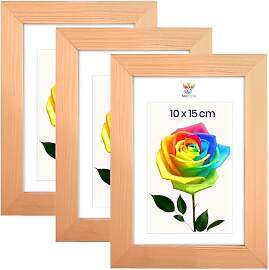 MG Design 3er Set Bilderrahmen A6 10 x 15 cm –