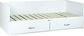 Miami ausziehbares Tagesbett, Holz, Weiss