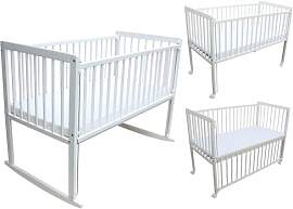 Micoland Kinderbett/Beistellbett/Wiege 3in1