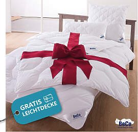 Microfaserbettdecke BECO "2 für 1,