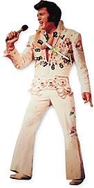 Mid South Products Elvis Wanduhr Schwingende Beine 