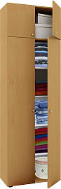Mid.you Mehrzweckschrank, Buche, Kunststoff, 4