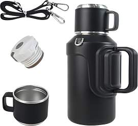 MIGHTYDUTY Edelstahl Thermosflasche 1,5L