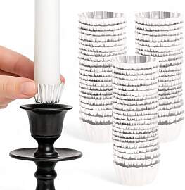 MIJOMA 120 Stück Candle Cups Kerzenhülsen aus